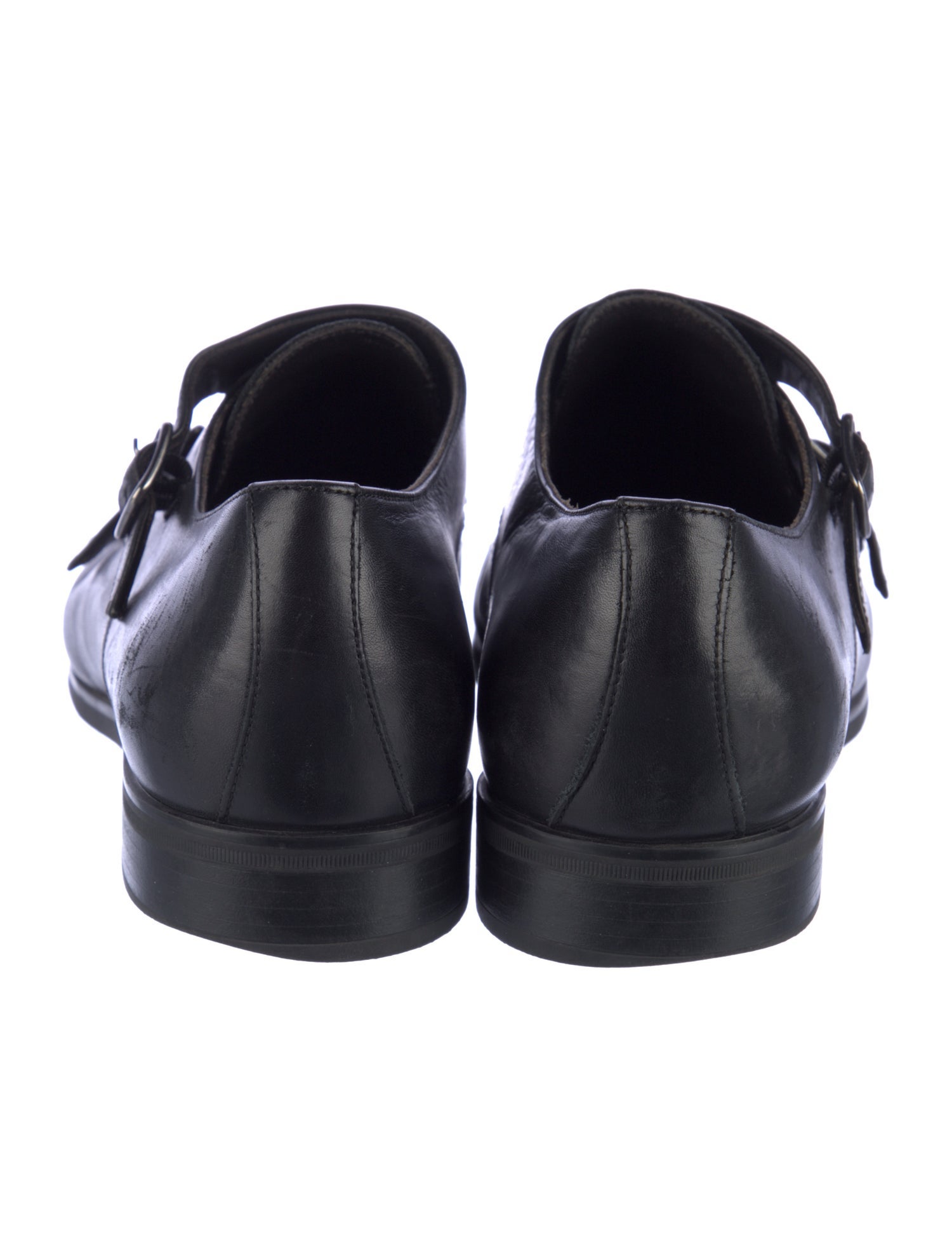 To Boot New York Leather Monk Straps